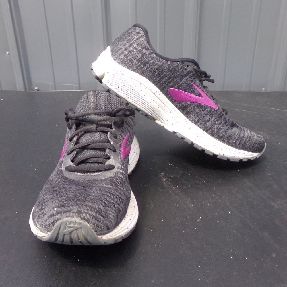 Brooks Signal Black/Purple Running Shoes- Size 9